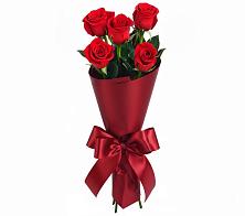 Букет 5 Красных роз Эдлесс Лав в Верхнеяркеево