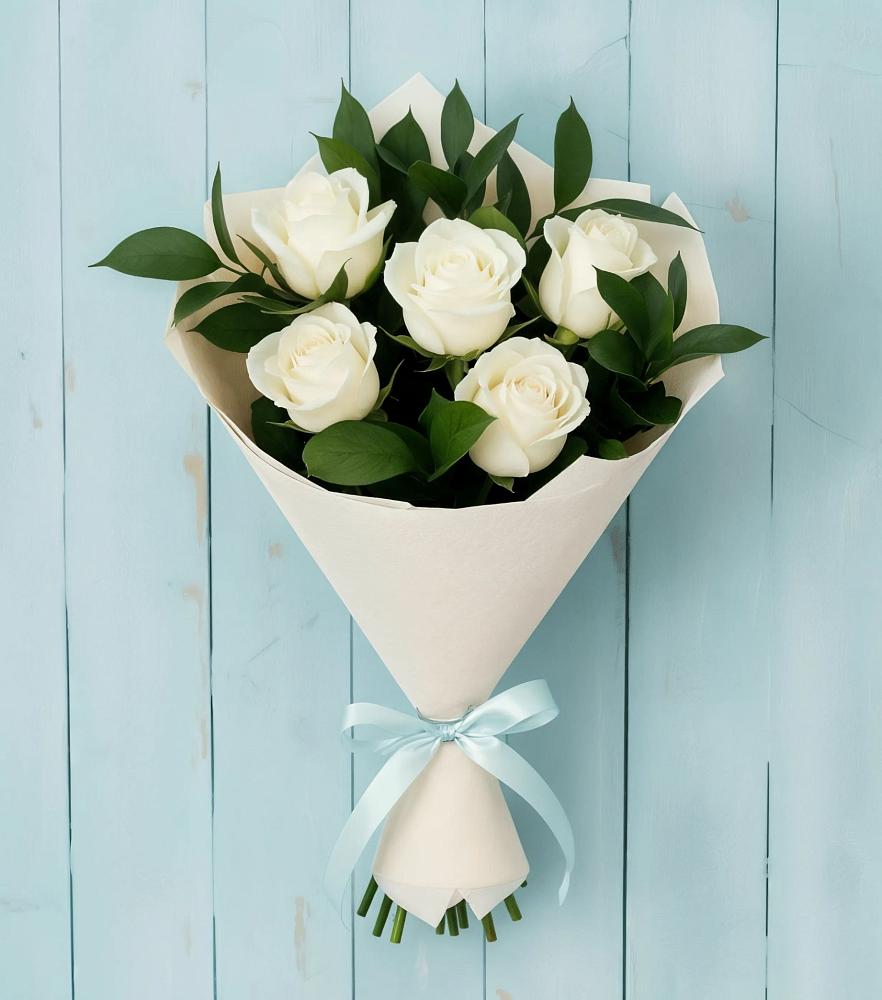 Букет цветов из: Розы в Верхнеяркеево