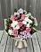 Букет цветов из: Альстромерии, Гвоздики, Розы и Хризантемы в Верхнеяркеево