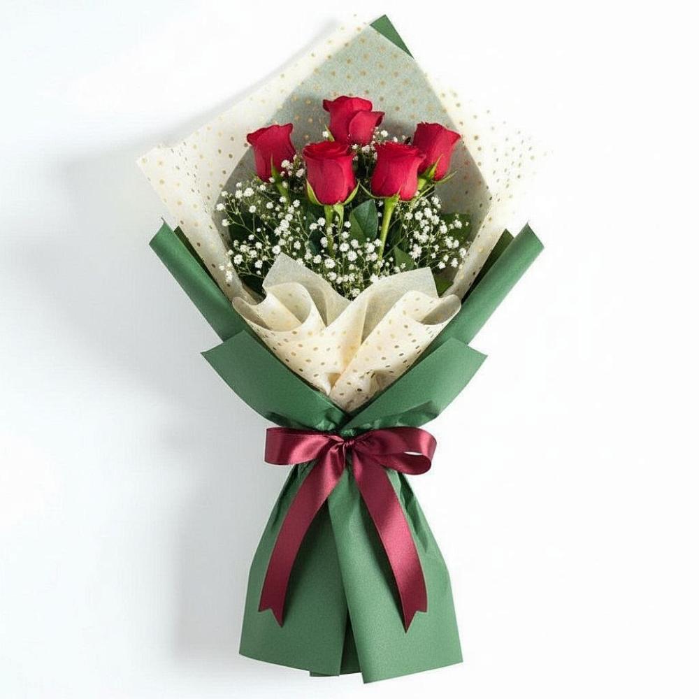 Букет цветов из: Розы в Верхнеяркеево