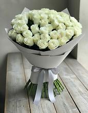 Букет 35 Белых роз в Верхнеяркеево