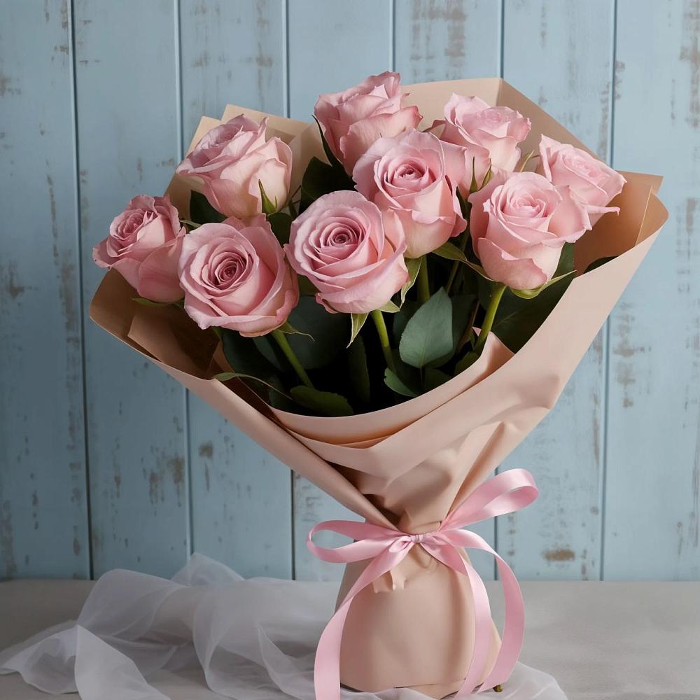 Букет цветов из: Розы в Верхнеяркеево