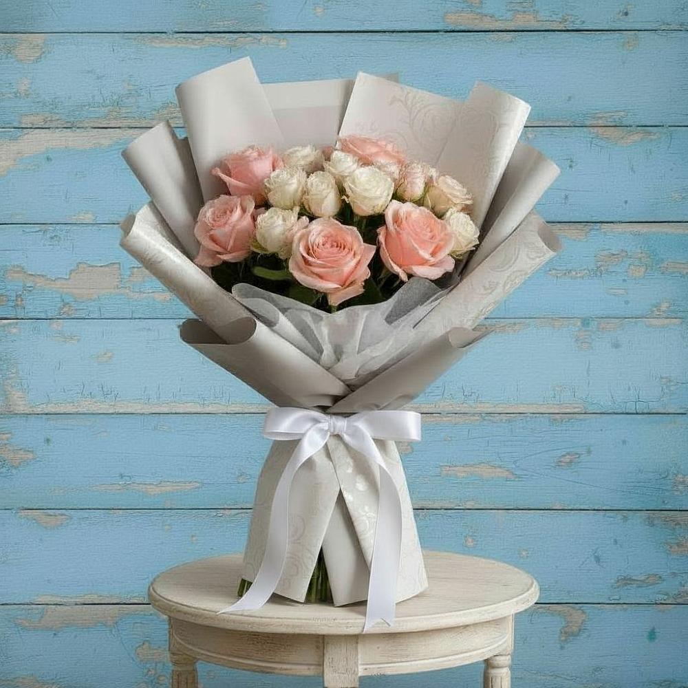 Букет цветов из: Розы в Верхнеяркеево