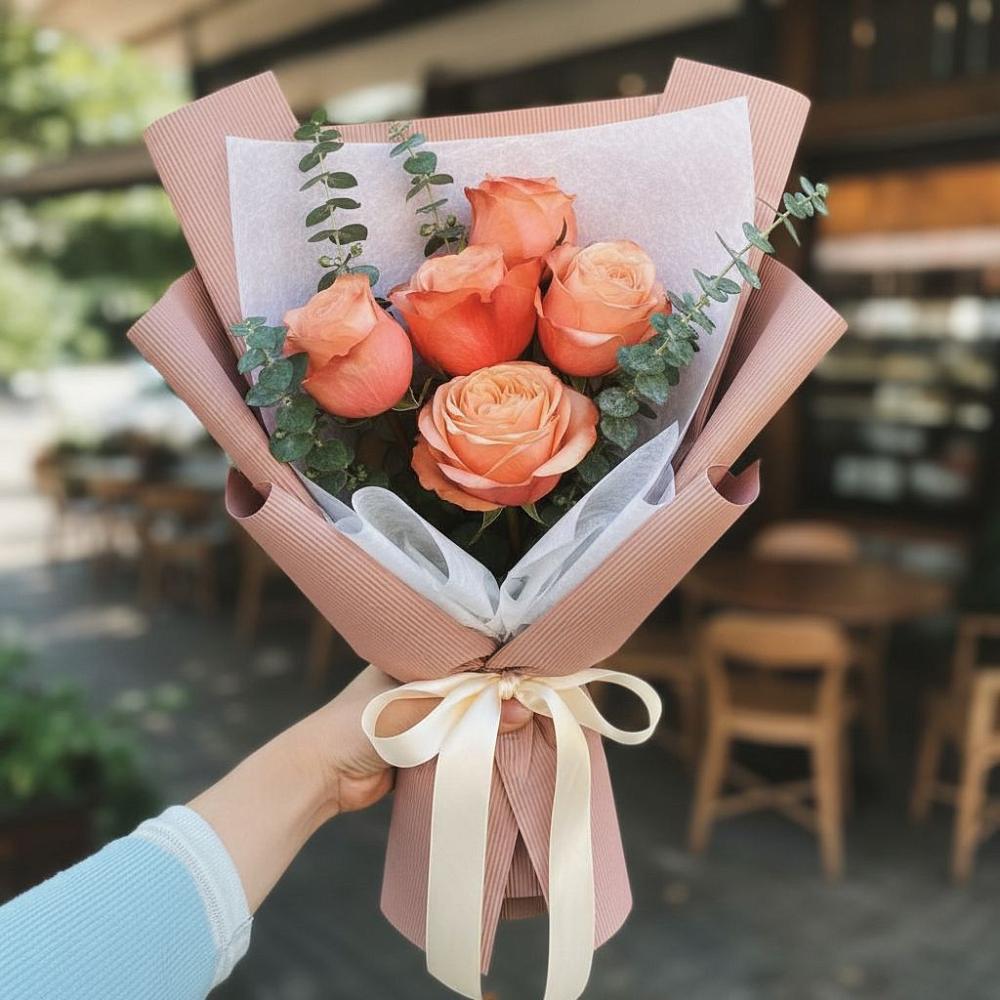 Букет цветов из: Розы в Верхнеяркеево