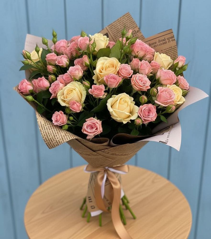 Букет цветов из: Розы в Верхнеяркеево