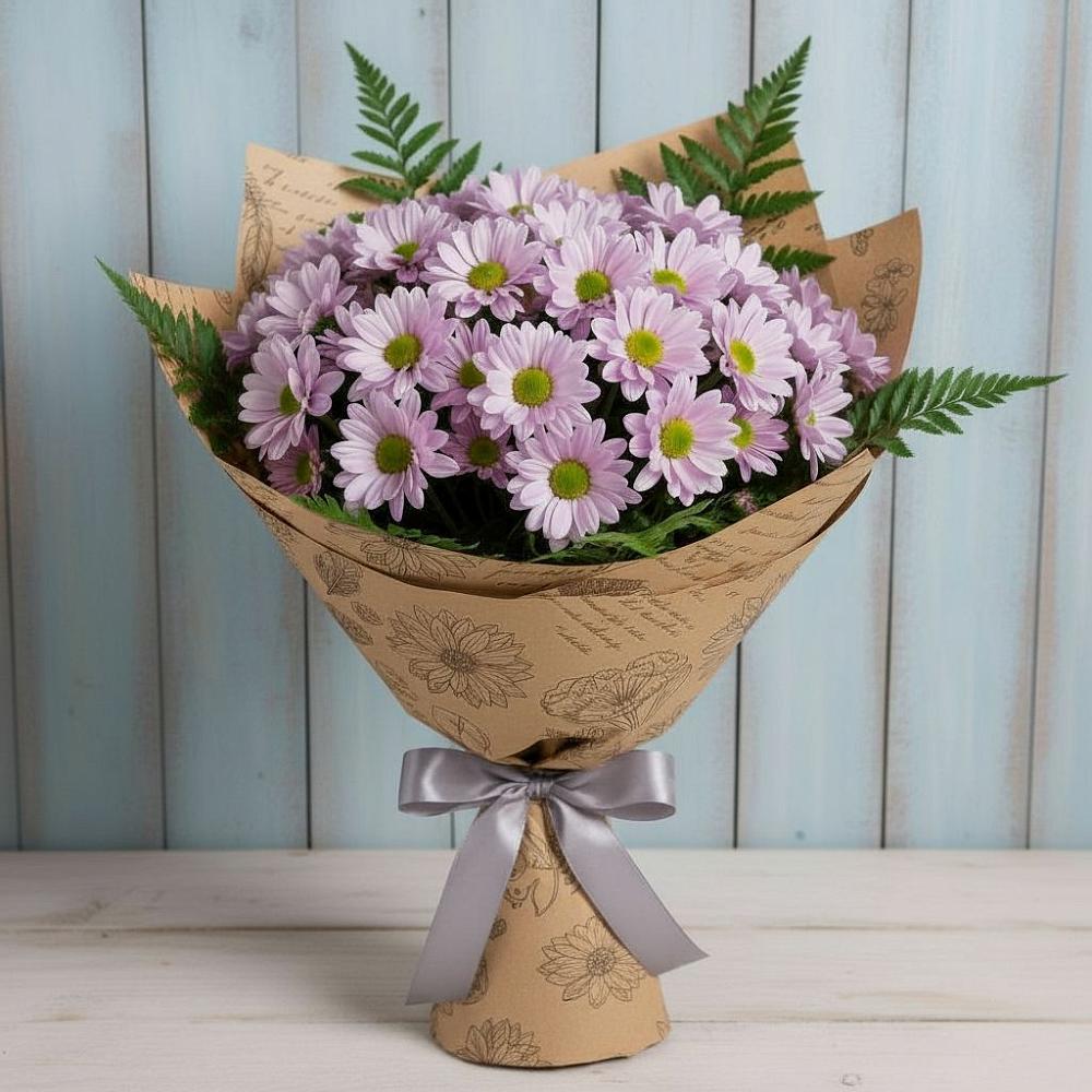 Букет цветов из: Хризантемы в Верхнеяркеево