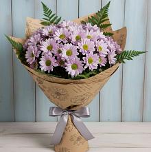 Букет цветов из:  Хризантемы #REPLACE_PRED# Верхнеяркеево