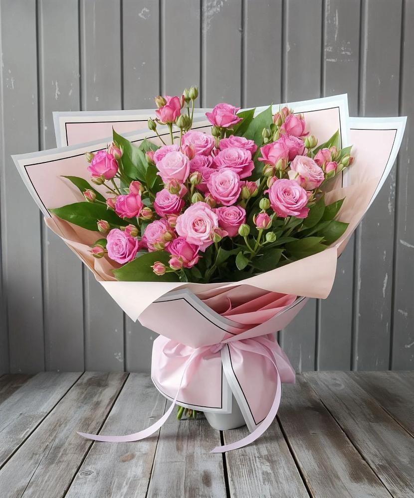 Букет Розовый кустик в Верхнеяркеево