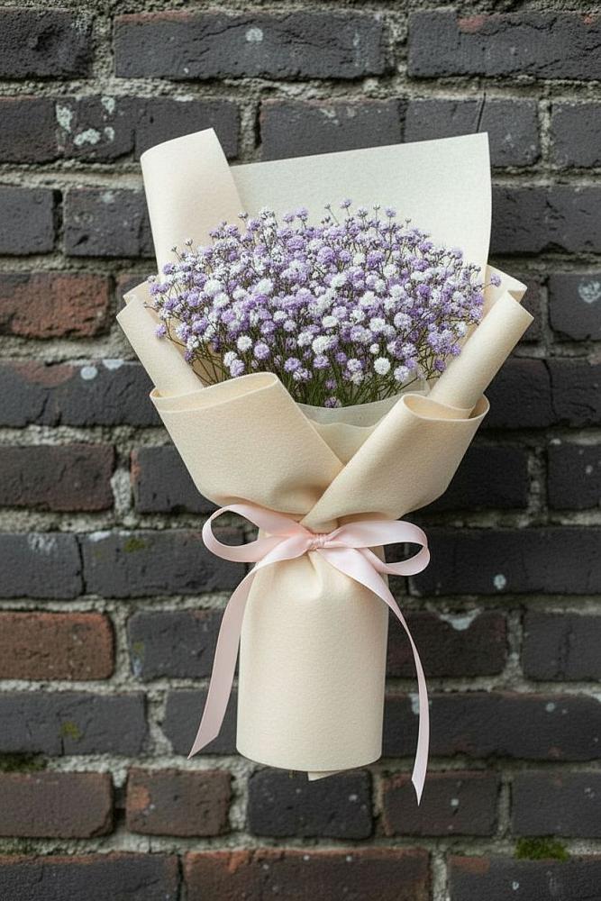 Букет цветов из: Гипсофила в Верхнеяркеево