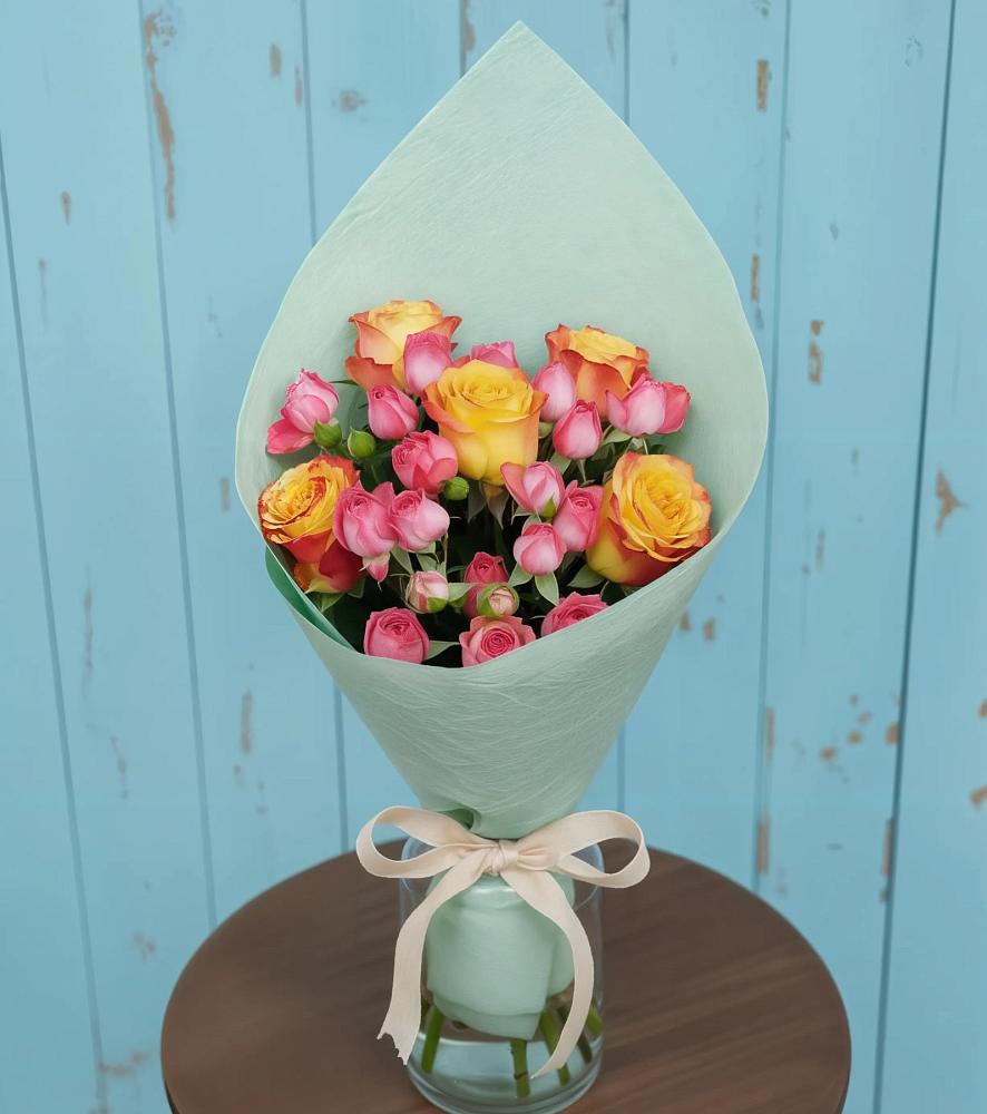 Букет цветов из: Розы в Верхнеяркеево