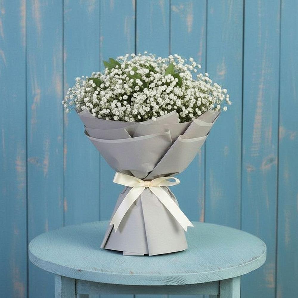 Букет цветов из: Гипсофила в Верхнеяркеево