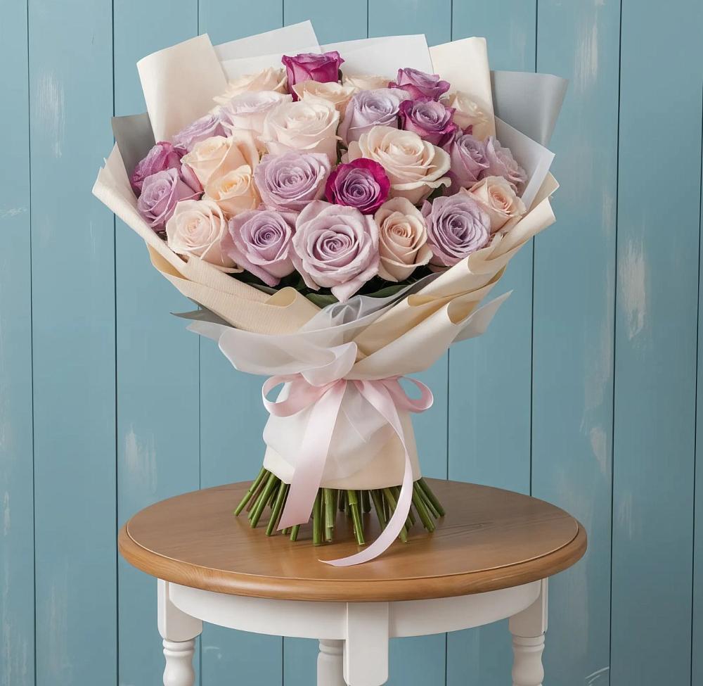 Букет цветов из: Розы в Верхнеяркеево