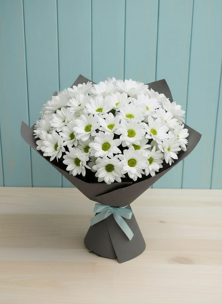 Букет цветов из: Хризантемы в Верхнеяркеево