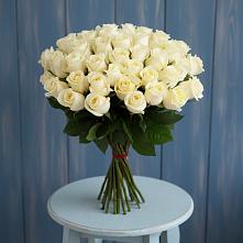 Букет 51 Белая роза Эдлесс Лав #REPLACE_PRED# Верхнеяркеево