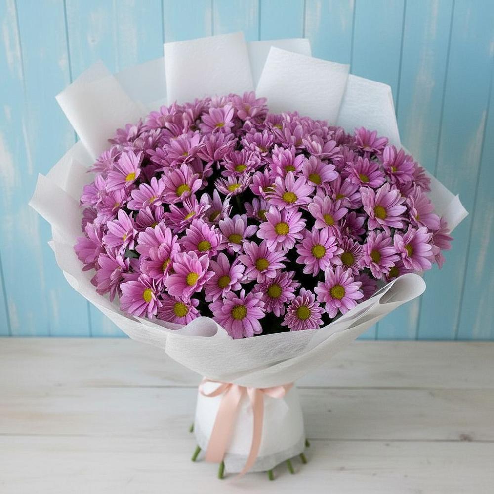 Букет цветов из: Хризантемы в Верхнеяркеево