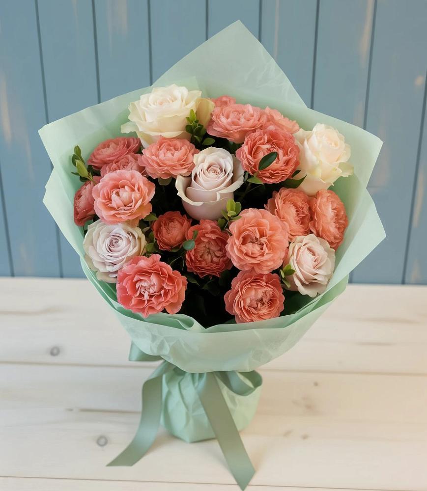 Букет цветов из: Розы в Верхнеяркеево