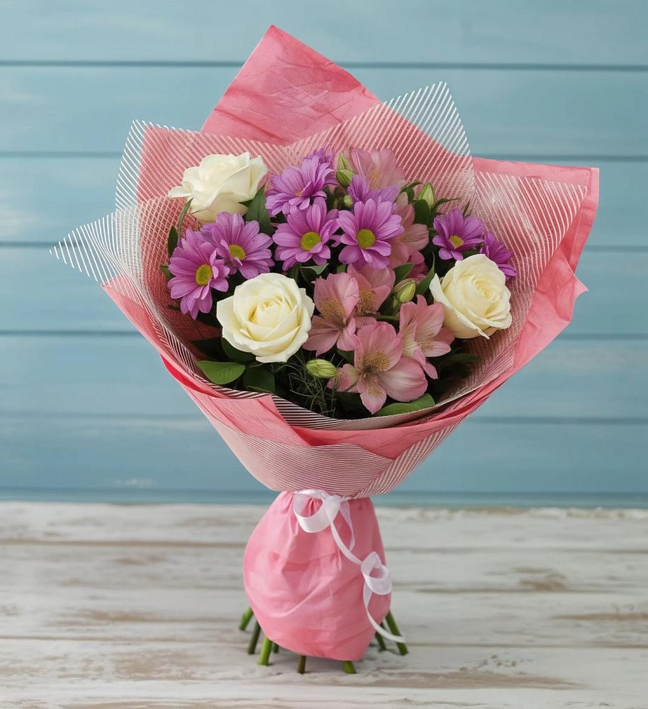 Букет цветов из: Герберы в Верхнеяркеево