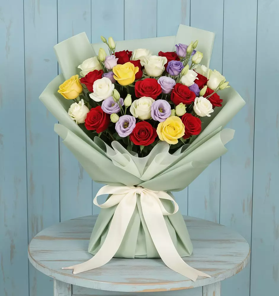 Букет цветов из: Розы в Верхнеяркеево