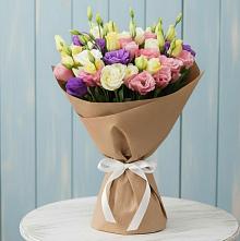 Букет цветов из:  Лизиантусы в Верхнеяркеево
