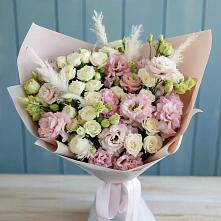 Букет цветов из:  Альстромерии и Розы в Верхнеяркеево